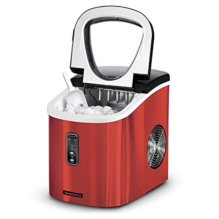 Tramontina 80901/527DS Stainless Steel Ice Maker, Red