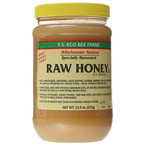 Y.S. Eco Bee Farms Raw Honey - 22 oz,1pack