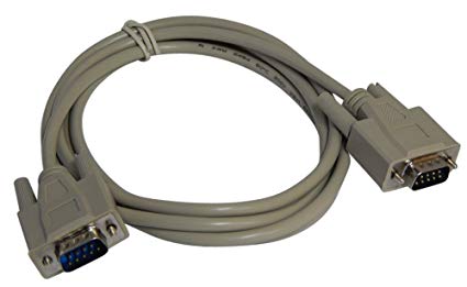 Your Cable Store 6 Foot DB9 9 Pin Serial Port Cable Male / Male RS232