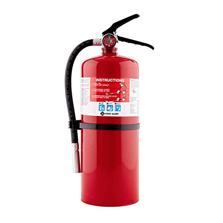 First Alert Fire Extinguisher | Professional Fire Extinguisher, Red, 10 lb, PRO10
