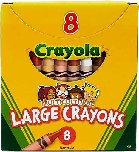 Crayola BIN52080W Multicultural Crayons