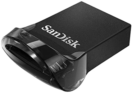 Sandisk 256GB Ultra Fit USB 3.1 Flash Drive - SDCZ430-256G-G46, Black