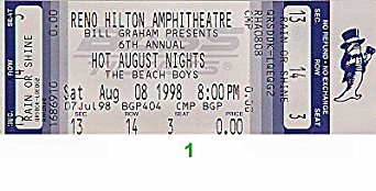 The Beach Boys 1990s Ticket