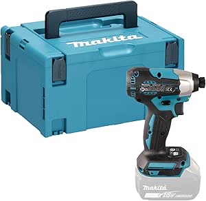 Makita DTD157ZJ Avvitatore Impulsi Batteria 18V Brushless 1/4" 140Nm Makpac