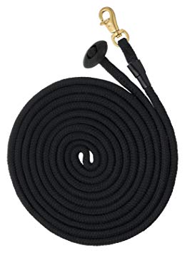 Tough 1 Rolled Cotton Lunge Line with Solid Brass Snap