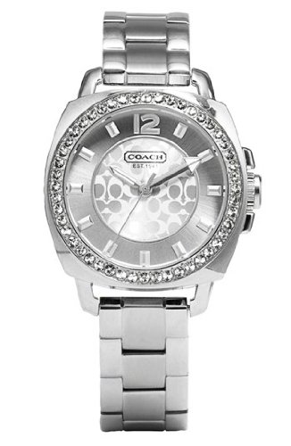 Womens 14501699 Mini Boyfriend Silver Tone Bracelet Watch