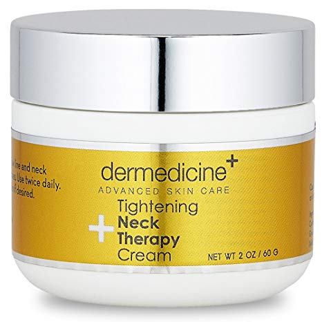 Skincare Tightening Neck Therapy Cream for Face | Anti-Aging Lotion | Helps to Firm & Tighten Loose Sagging Skin Smooth Wrinkles & Fine Lines | More Youthful Neck and Chest | 2 fl oz/60 ml