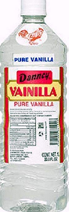 1 X Clear Danncy Pure Mexican Vanilla Extract From Mexico 33oz Each 1 Plastic Bottle Sealed