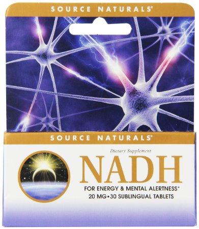 Source Naturals NADH 20mg, 30 Sublingual Tablets