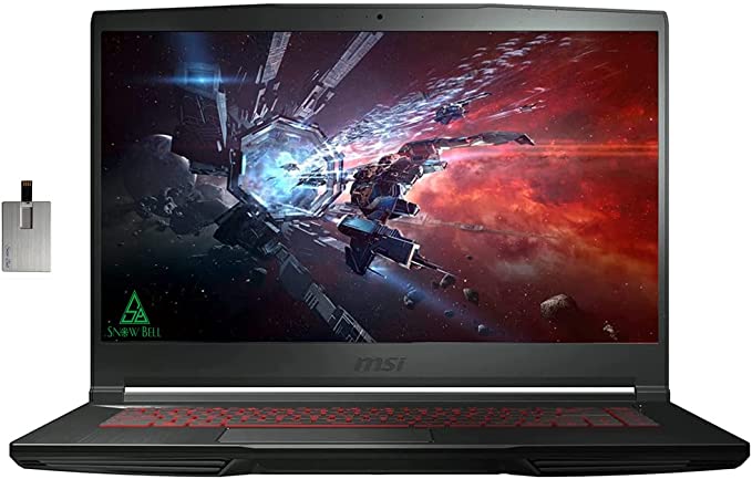 2022 MSI GF63 Thin Gaming 15.6" FHD Laptop, Intel Core i5-10300H Processor, 16GB DDR4 RAM, 512GB PCIe SSD, Backlit Keyboard, GeForce GTX1650 Max-Q Graphics, HDMI, Win 10, Black, 32GB USB Card