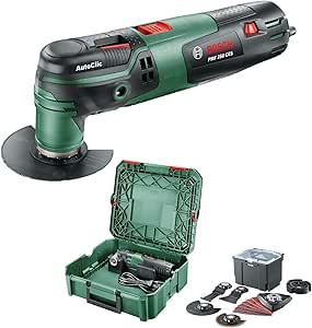 Bosch Home and Garden Multiherramienta PMF 250 CES 250 W, set universal de accesorios, en SystemBox, tamaño S - Amazon Edición