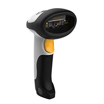 Inateck 2 in 1 Wireless Bluetooth Barcode Scanner (Wireless Bluetooth & USB2.0 Wired) USB Rechargeable Barcode Handscanner Storage of up to 2600 Code Entries, Enable Keyboard Entry