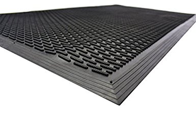 Maze Durable Anti Fatigue Commercial Rubber Scraper Floor Mat 3 x 5 feet