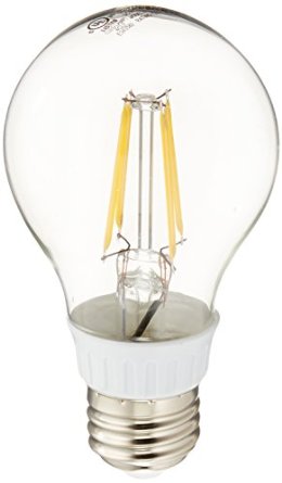 LED2020 LED Vintage Filament BulbA19 Edison Style4W to Replace 40W Incandescent BulbSoft White 2700K 120VAC E26 Medium Base Not Dimmable