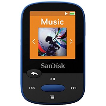 Sandisk SDMX24-008G-A46B 8gb 1.44" Clip Sport Mp3 Players (Blue)