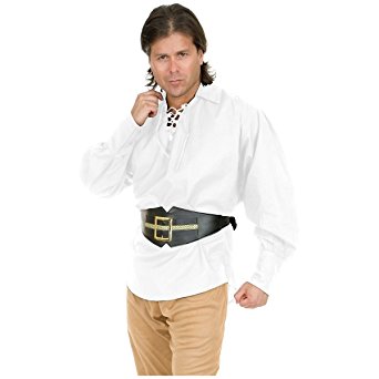 White Buccaneer Pirate Shirt