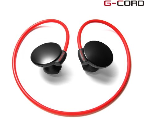 Bluetooth Wireless Stereo Sport Headphones (Red )