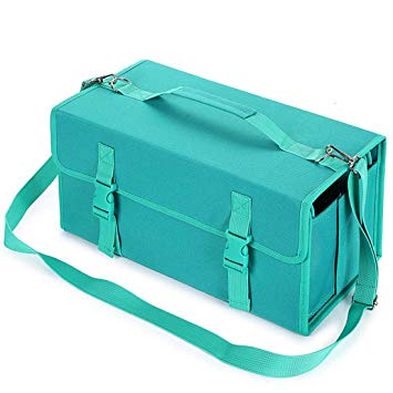 NIUTOP 171 Slots Marker Pen Case Markers Carrying Bag Holder for Primascolor Marker and Copic Sketch Marker, Permanent Paint Marker, Repair Marker Pen, Color Highlighter (Green)