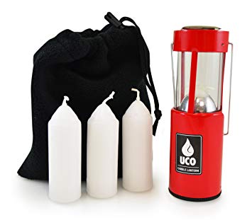 UCO Original Candle Lantern Value Pack with 3 Candles and Storage Bag