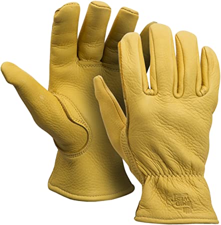 American Made Genuine Deerskin Buckskin Leather Work Gloves , 850, Size: Extra Large ( XL )