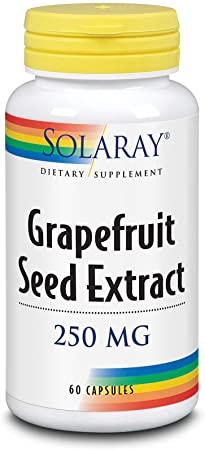 Solaray Guaranteed Potency Grapefruit Seed Extract, Veg Cap (Btl-Plastic) 250mg | 60ct