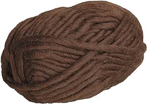 Knit Picks Tuff Puff 100% Wool Super Bulky Yarn Brown - 100 Gram Skein (Bark)