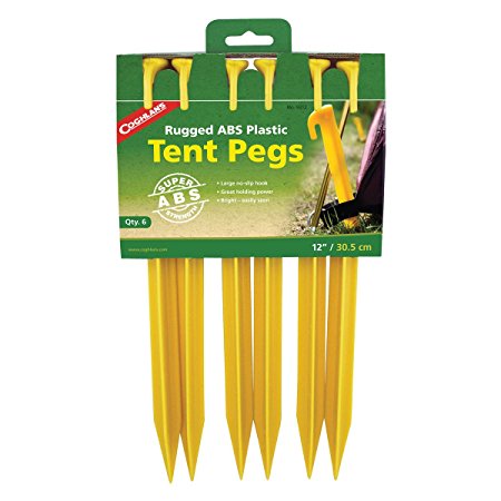 Coghlan's 9312 12" Tent Peg, (Pack of 6)