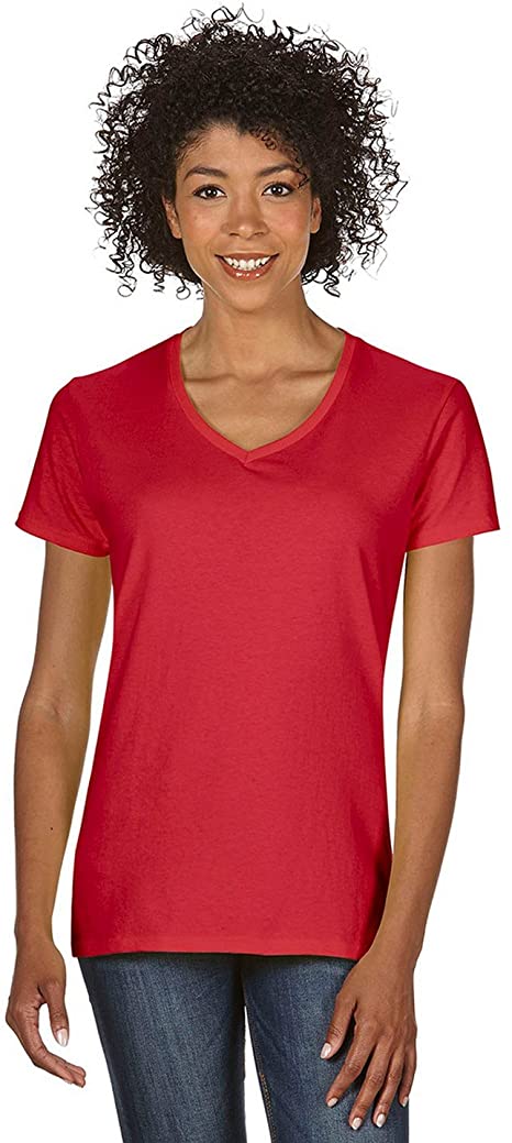 Heavy Cotton 5.3 oz. V-Neck T-Shirt (G500VL)