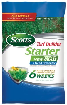 Scotts Turf Builder Starter Food for New Grass Plus Weed Preventer
