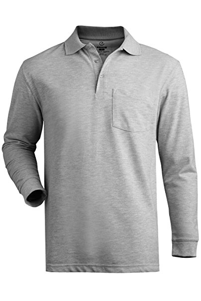Edwards Garment Big And Tall Soft Touch Blended Pique Polo Shirt