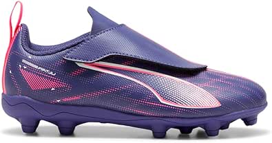 PUMA Unisex-Child Ultra Play Hook and Loop Firm Artificial Ground Sneaker