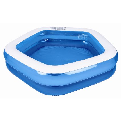 Kiddie Pool - Giant Inflatable Family and Kids Pentagon Pool - Almost 7 Feet Wide (79" X 77" X 18.5")