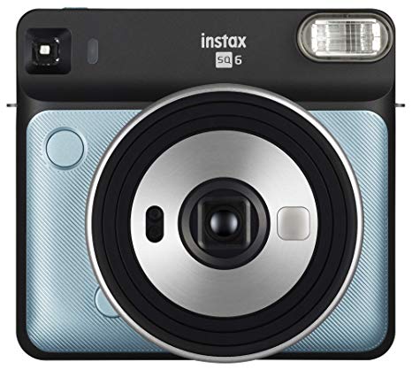Fujifilm Instax Square SQ6 Instant Film Camera, Aqua Blue