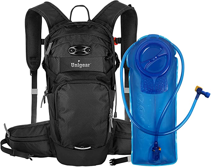 Unigear Hydration Packs Backpack with 2L TPU Water Bladder Reservoir, Thermal Insulation Pack Keeps Liquid Cool up to 4 Hours for Running, Hiking, Climbing, Cycling