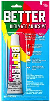 Better Ultimate Adhesive, Non-Toxic Super Glue.20ml Tube, Slow Dry (AX-210)