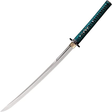 Cold Steel Japanese Samurai Dragonfly 1060 Carbon Steel Ray Skin Wakazashi Sword