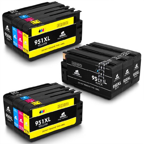 IKONG 2Sets 3Black High Capacity Replacement for HP 950XL 951XL Ink Cartridge Compatible with HP Officejet Pro 8600 8610 8620 8630 8640 8660 8615 8625 251dw 271dw Printers