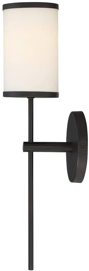 Trade Winds Lighting TW021795ORB 1-Light Transitional Wall Sconce Light, 100 Watts, in Oil Rubbed Bronze
