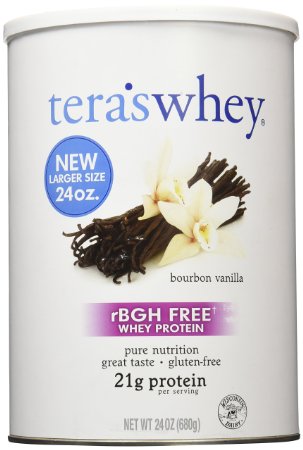 Tera's Whey Protein - rBGH Free - Bourbon Vanilla - 24 oz