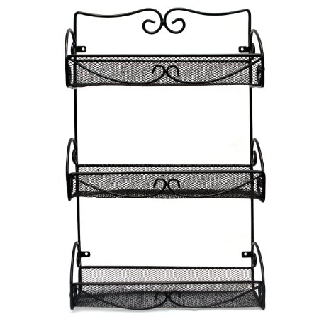 Sorbus® Spice Rack and Multi-Purpose Organizer - 3 Tier Wall Mounted Storage Rack