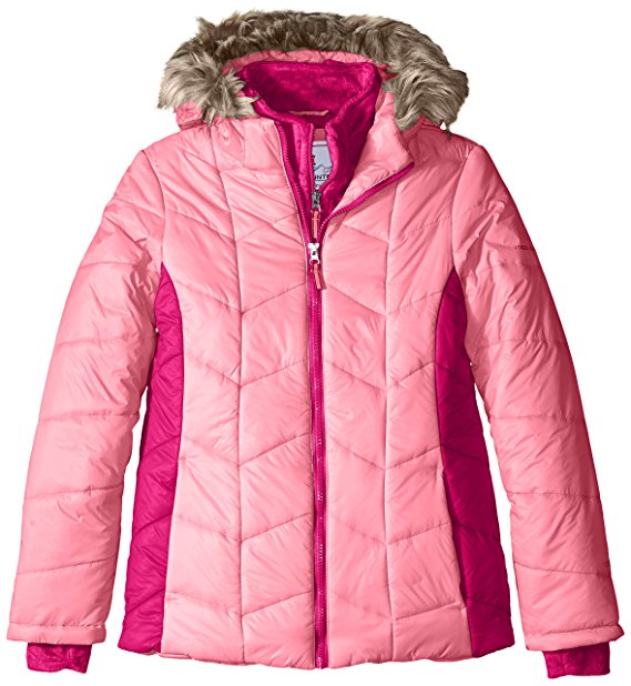 Free Country Big Girls' Puffer Coat with Vestee