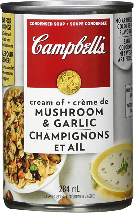 Campbell's Cream of Mushroom and Garlic Soup, 284ml