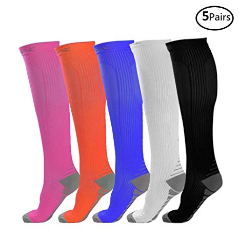 ULTPEAK Compression Socks Women & Men - Graduated Compression Stockings Athletic Sports, Running, Medical, Travel, Pregnancy, Shin Splints