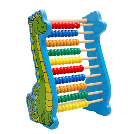 Lewo Wooden Abacus Counting Beads Toys