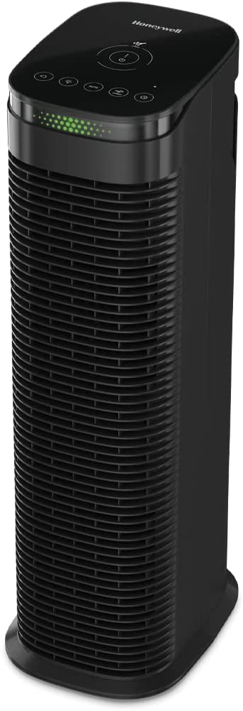 Honeywell InSight HEPA Air Purifier with Air Quality Indicator and Auto Mode, for Large Rooms (200 sq. ft), Black, HPA180B