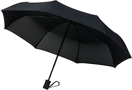 Crown Coast Unisex Adult Umbrellas Compact Windproof 60 MPH Outdoor 8 Rib Travel Umbrella, Multiple Color Choices