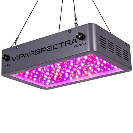 VIPARSPECTRA Newest Dimmable 1000W LED Grow Light, with Bloom and Veg Dimmer, with Daisy Chain, Dual Chips Full Spectrum LED Grow Lamp for Hydroponic Indoor Plants Veg and Flower(10W LEDs 100Pcs)