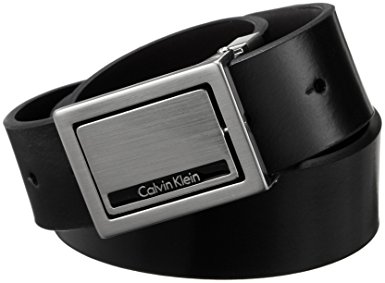 Calvin Klein Men's Four-In-One Reversible Plaque Belt