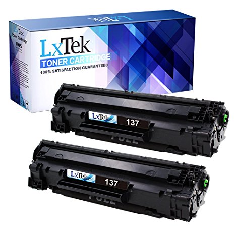 LxTeK Compatible Toner Cartridge Replacement Set For Canon 137 (2 Black) 9435B001AA For Use With Canon ImageClass MF216N MF227DW MF229DW MF212W MF217W Printer