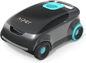 (2024 New) AIPER Scuba E1 Cordless Robotic Pool Cleaner, Featuring Dual-Filtration, 100-130 Minutes Battery Life, Auto-Parking Technology, Ideal for Above-Ground Pools up to 1100 Sq.ft